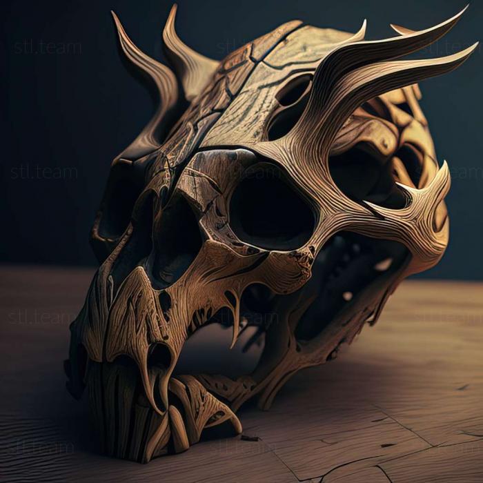 3D модель Череповий журавель (Blaberus craniifer). (STL)